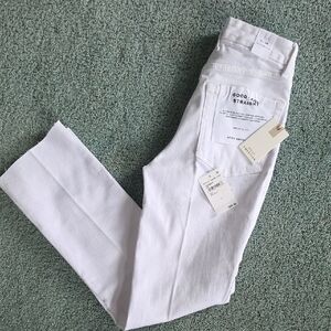 Women's Good American White Straight Leg Jeans, Size 2/26, NWT